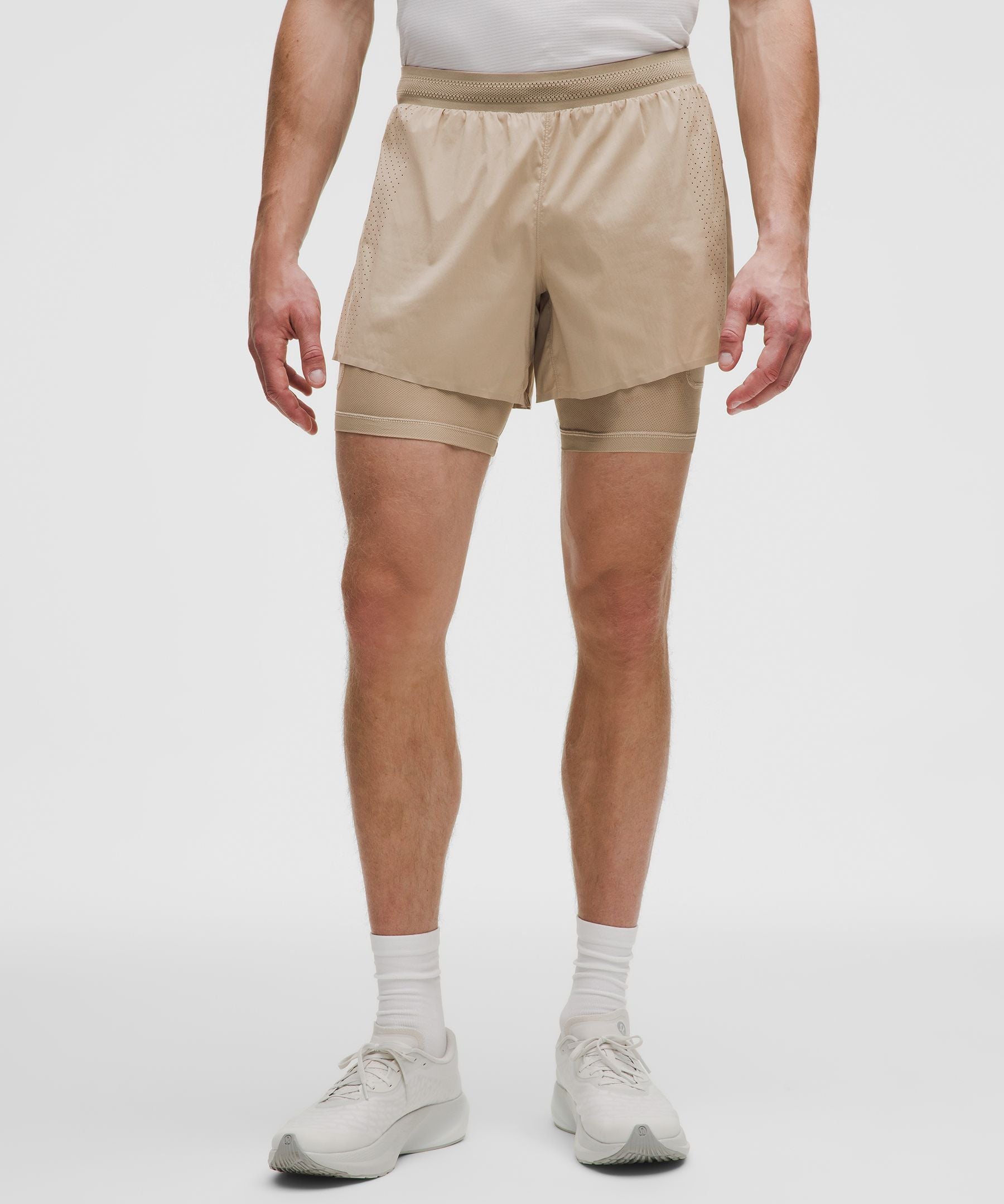 Lululemon Perforated Lined Running Short 5"