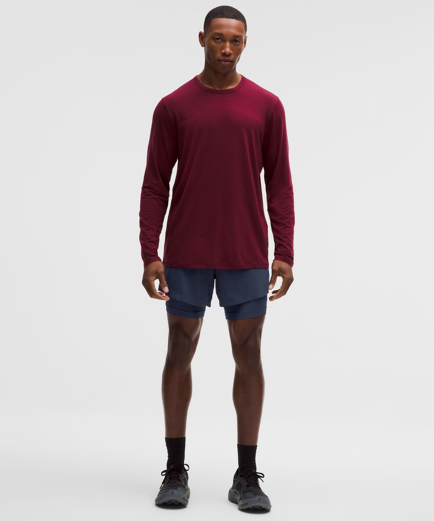 Lululemon Perforated Lined Running Short 5"