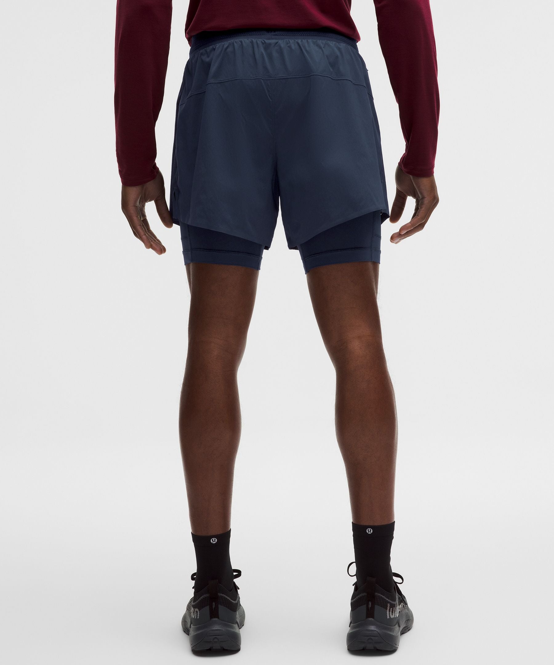 Lululemon Perforated Lined Running Short 5"