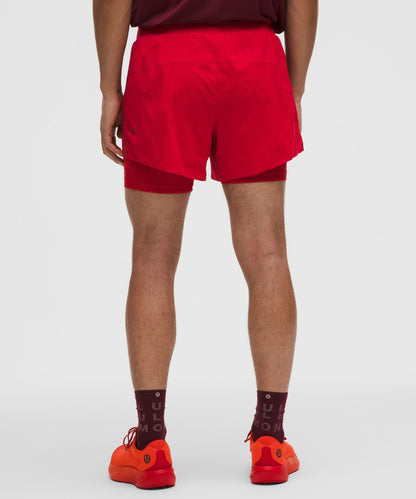 Lululemon Perforated Lined Running Short 5"