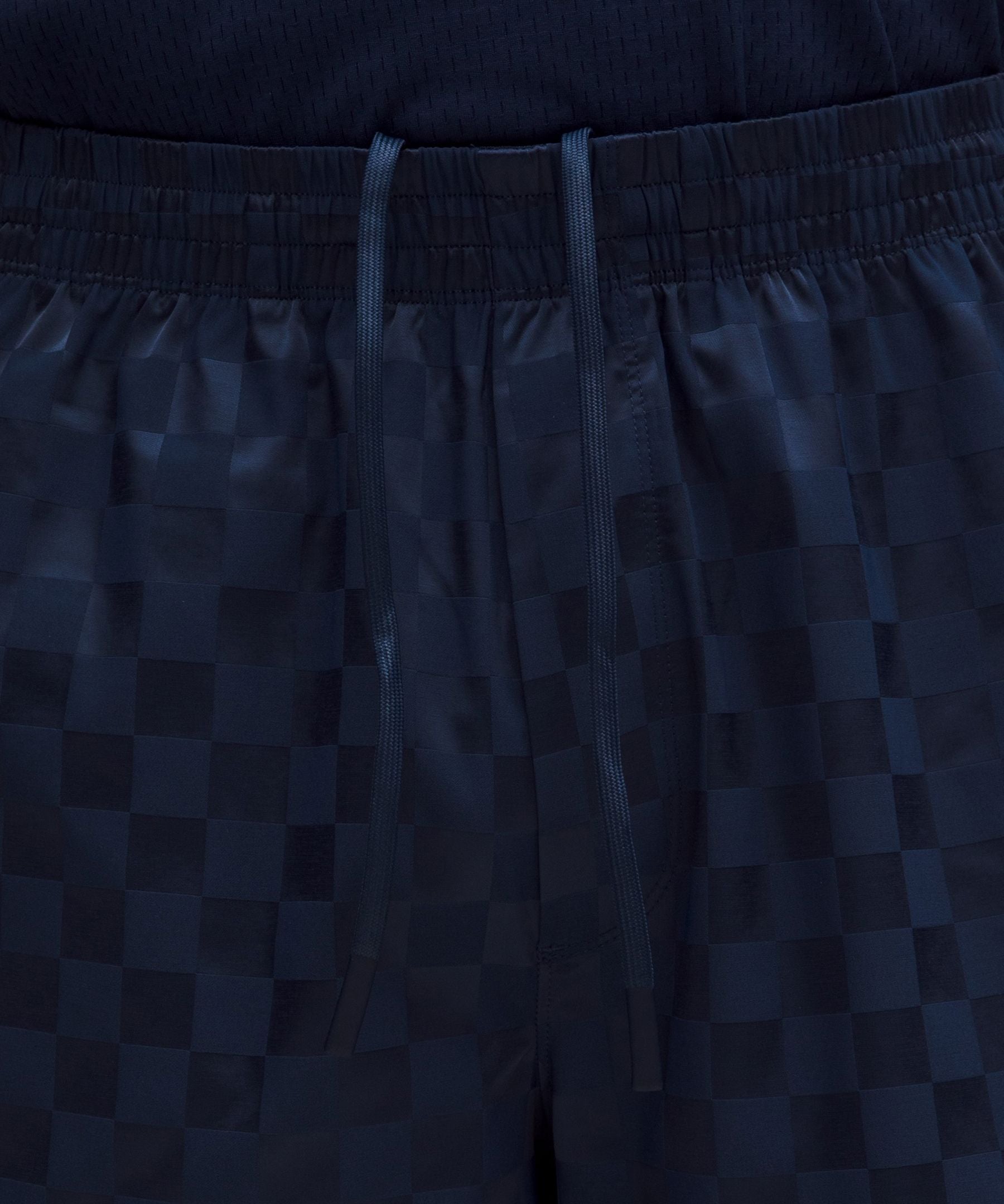 Lululemon Checkerboard Satin Linerless Gym Short 7"