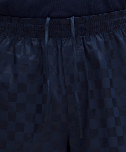 Lululemon Checkerboard Satin Linerless Gym Short 7"
