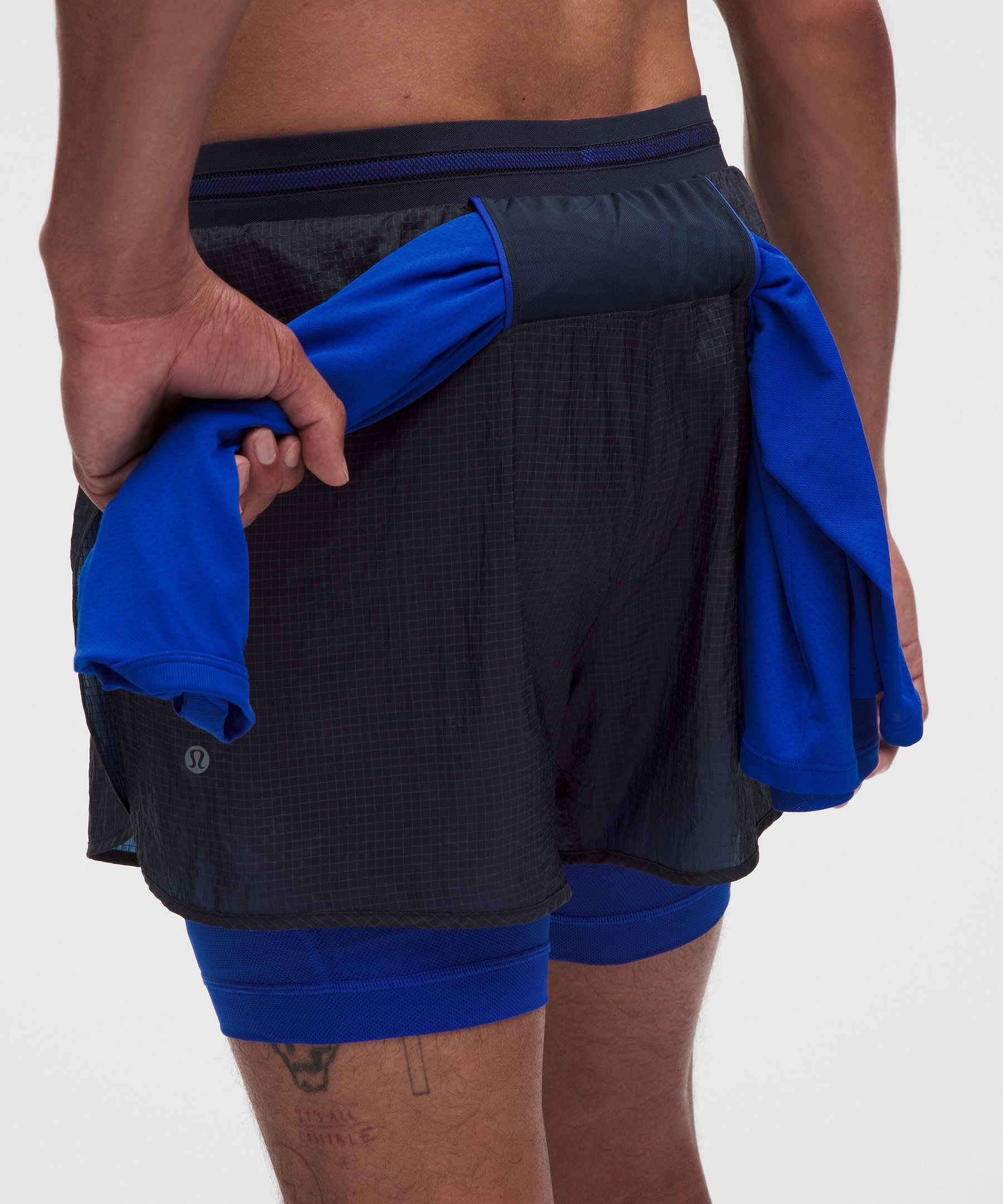 Lululemon Ultralight Ripstop Lined Running Short 4"