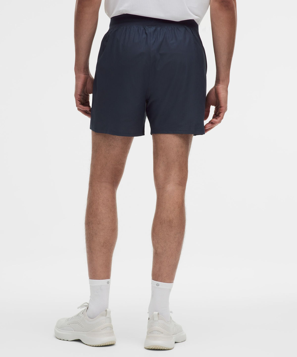 Lululemon Striped Mesh Tennis Short 5"