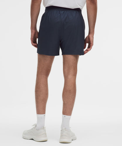 Lululemon Striped Mesh Tennis Short 5"