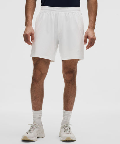 Lululemon Striped Mesh Tennis Short 7"
