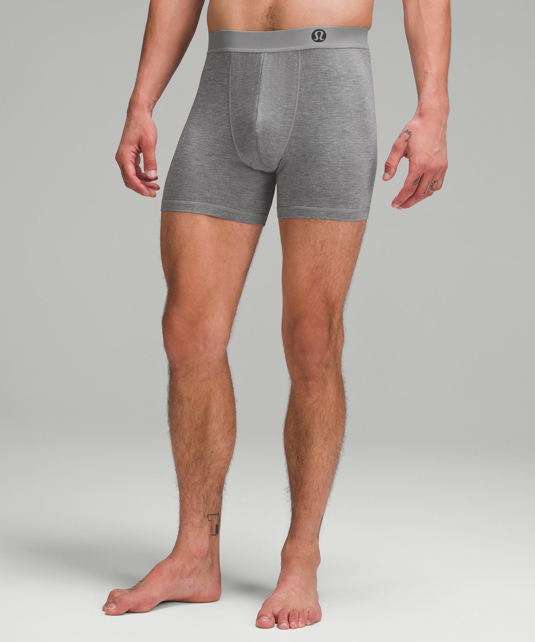 Lululemon Always In Motion Boxer 5" *3 Pack Black/Heathered Core Medium Grey/True Navy