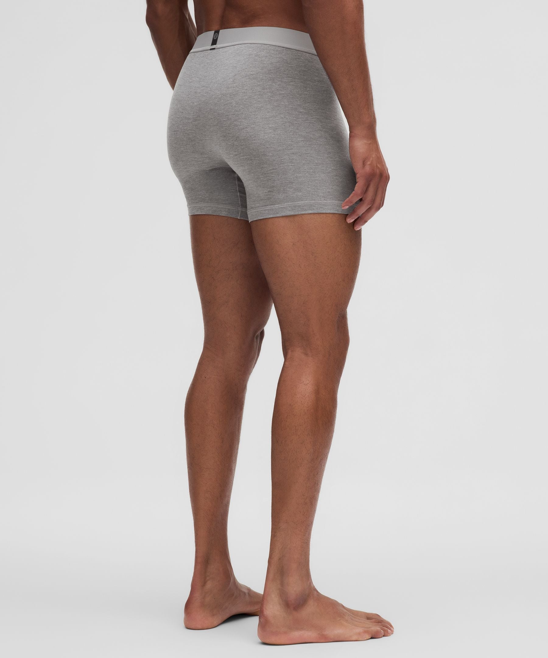 Lululemon Always In Motion Boxer 5" *3 Pack Heathered Core Medium Grey/Heathered Core Medium Grey/Heathered Core Medium Grey