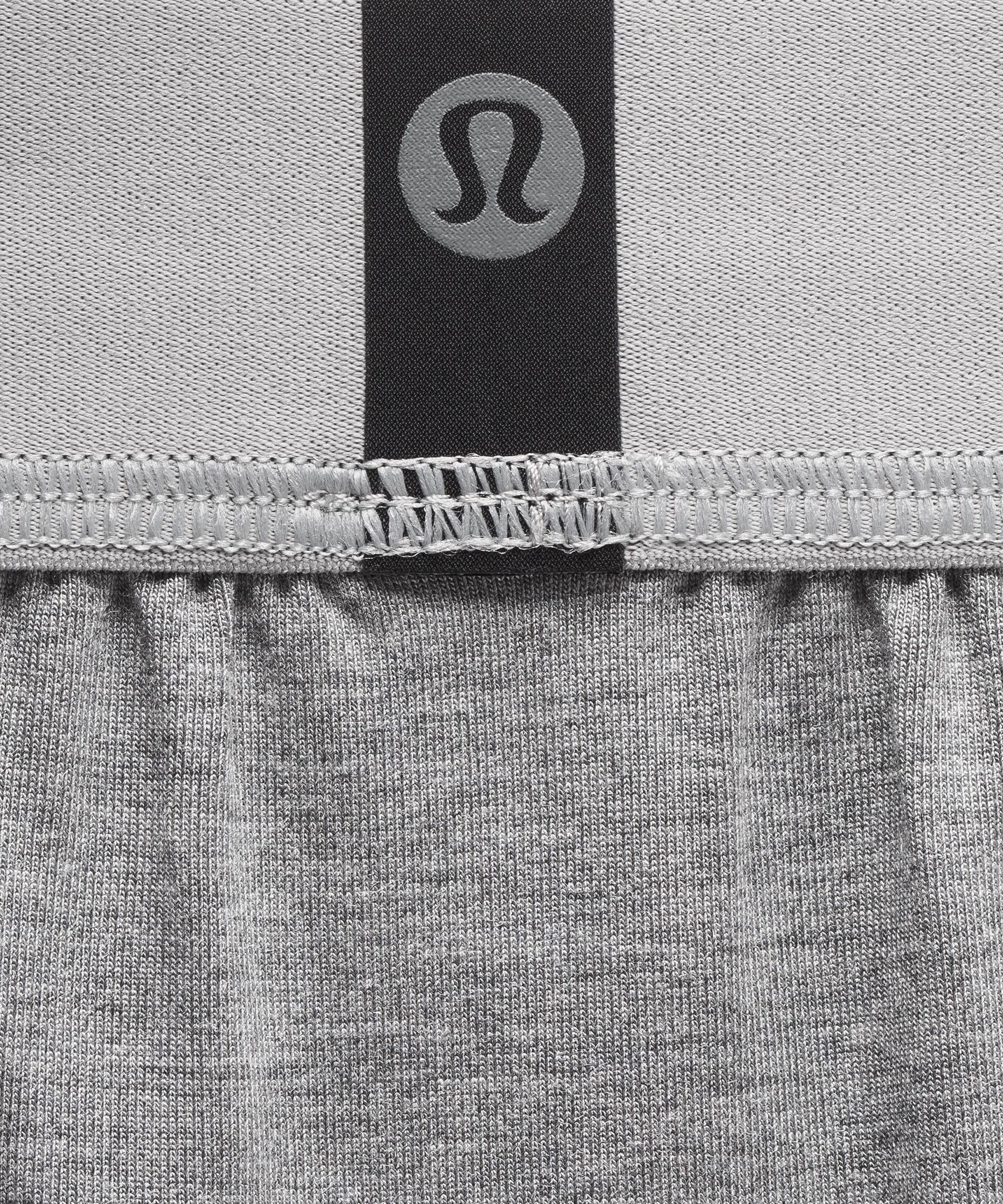 Lululemon Always In Motion Boxer 5" *3 Pack Heathered Core Medium Grey/Heathered Core Medium Grey/Heathered Core Medium Grey