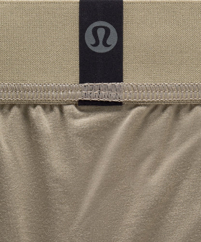 Lululemon Always In Motion Boxer 5" *3 Pack Palm Deco/Warm Ash Grey/Sheer Oak