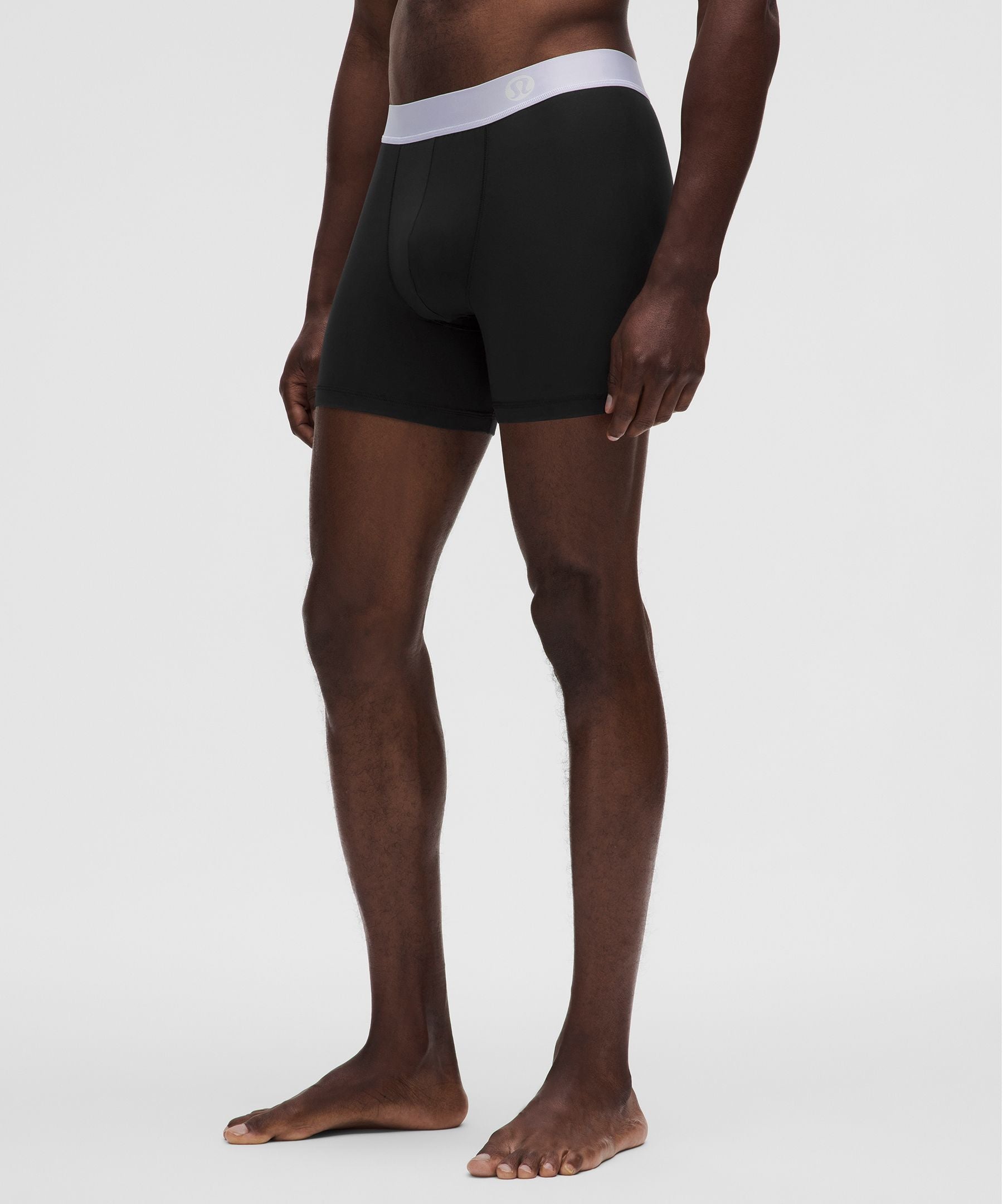 Lululemon Always In Motion Boxer 5" *3 Pack Serene Blue/Black/Blue Twill/Black/Deep Sea Blue/Black