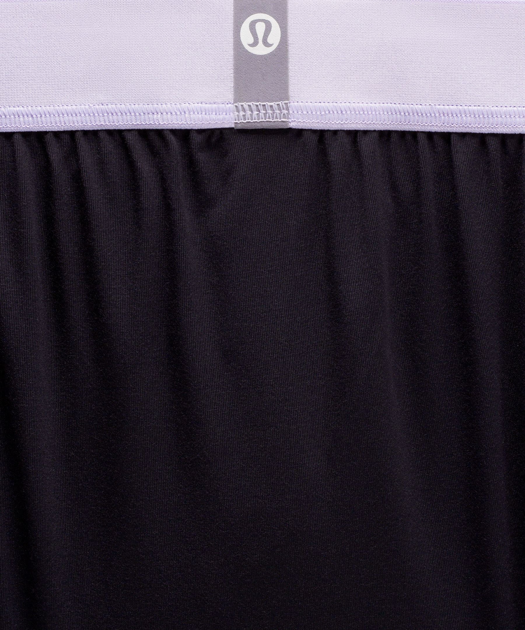 Lululemon Always In Motion Boxer 5" *3 Pack Serene Blue/Black/Blue Twill/Black/Deep Sea Blue/Black