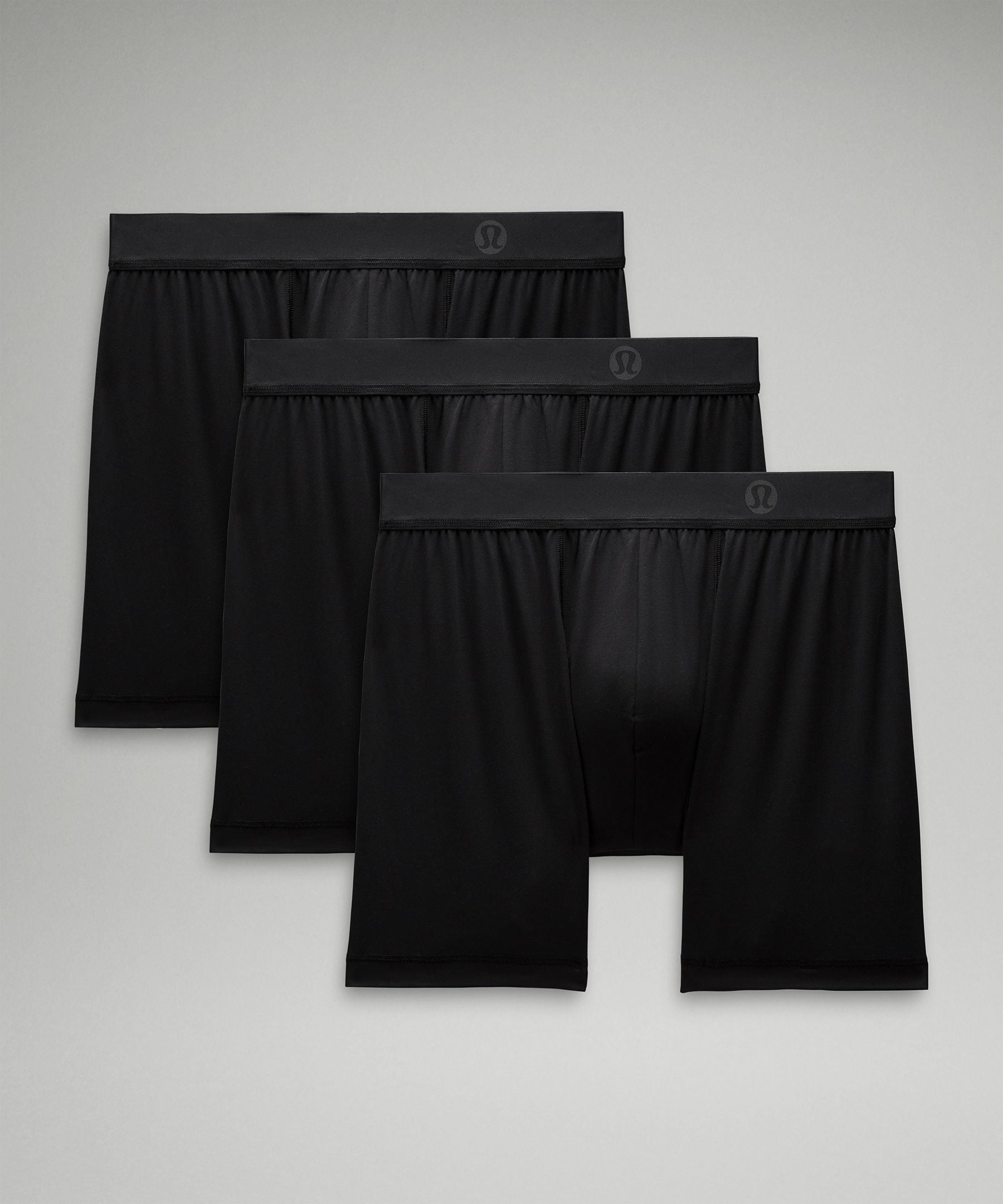 Lululemon Always In Motion Boxer 5" *3 Pack Black/Black/Black