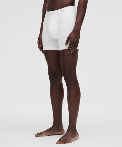 Lululemon Always In Motion Boxer 5" *3 Pack White/White/White