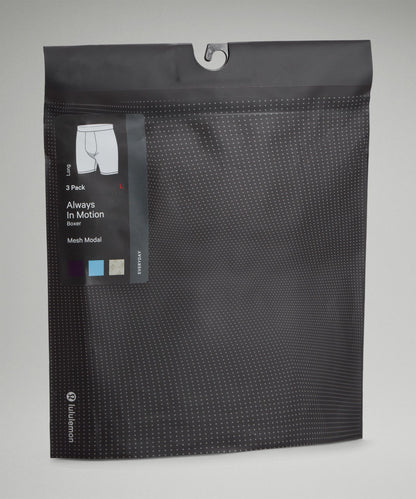 Lululemon Always In Motion Long Mesh Boxer 7" *3 Pack