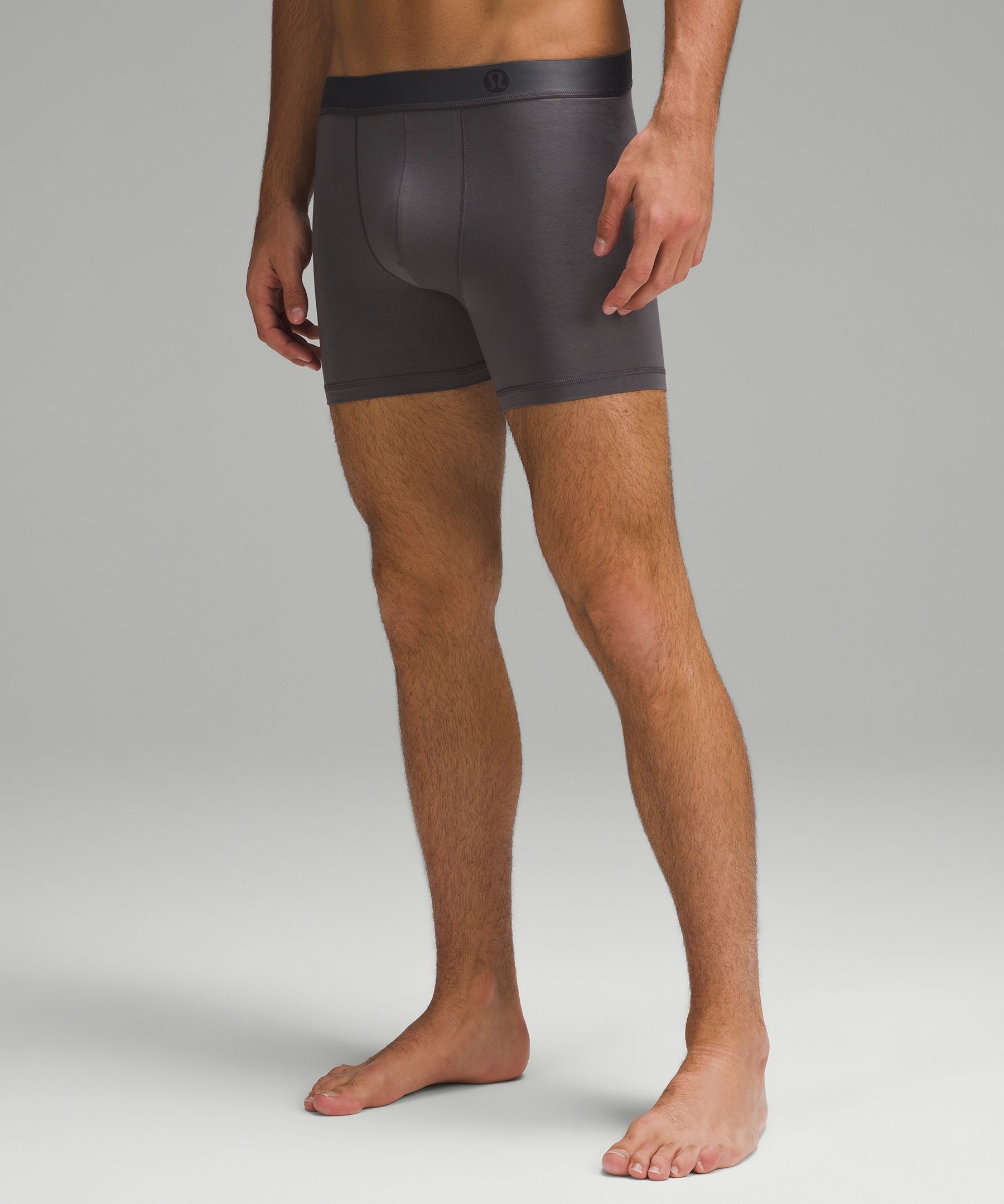 Lululemon Always In Motion Boxer 5" *5 Pack Black/True Navy/Traverse Grey/Heathered Core Medium Grey/White