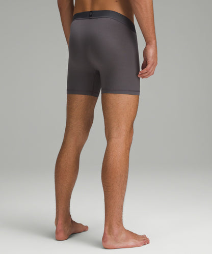 Lululemon Always In Motion Boxer 5" *5 Pack Black/True Navy/Traverse Grey/Heathered Core Medium Grey/White