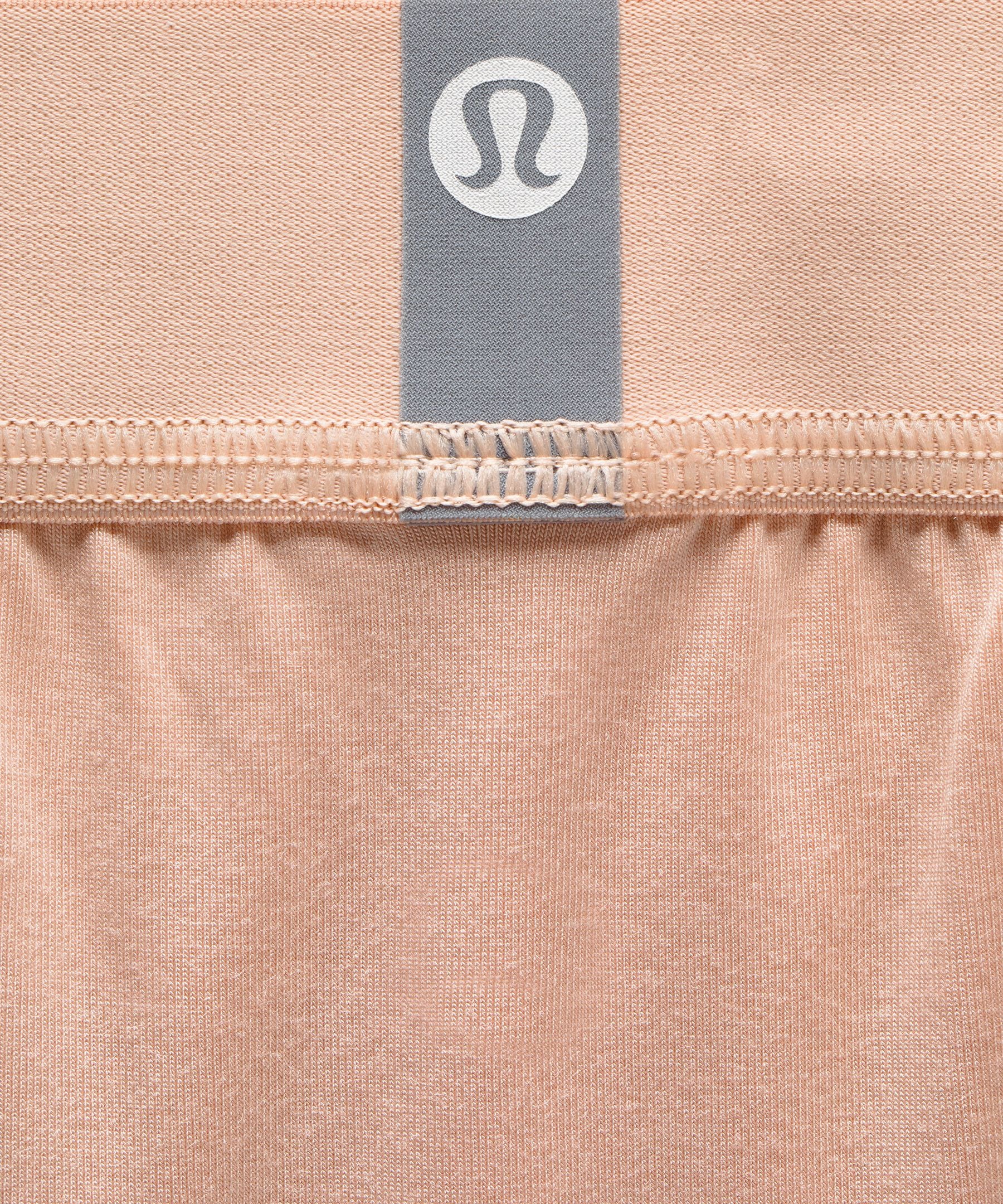Lululemon Always In Motion Boxer 5" *5 Pack French Press/Java/Twilight Rose/Pink Clay/Misty Shell