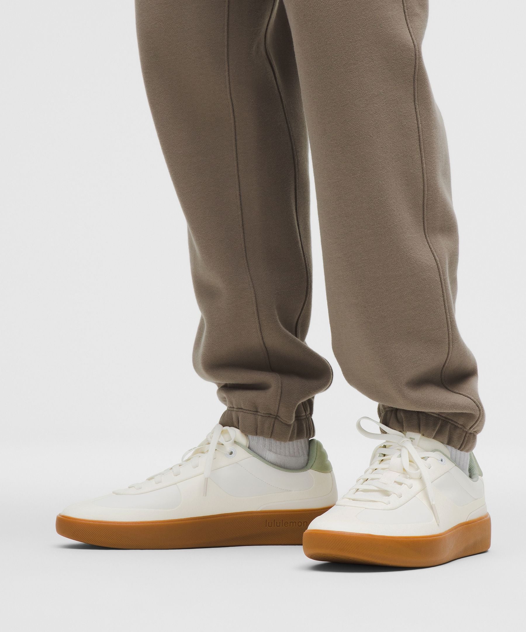 Lululemon Men's Cityverse Sneaker White/Filbert Tan/Fog Green