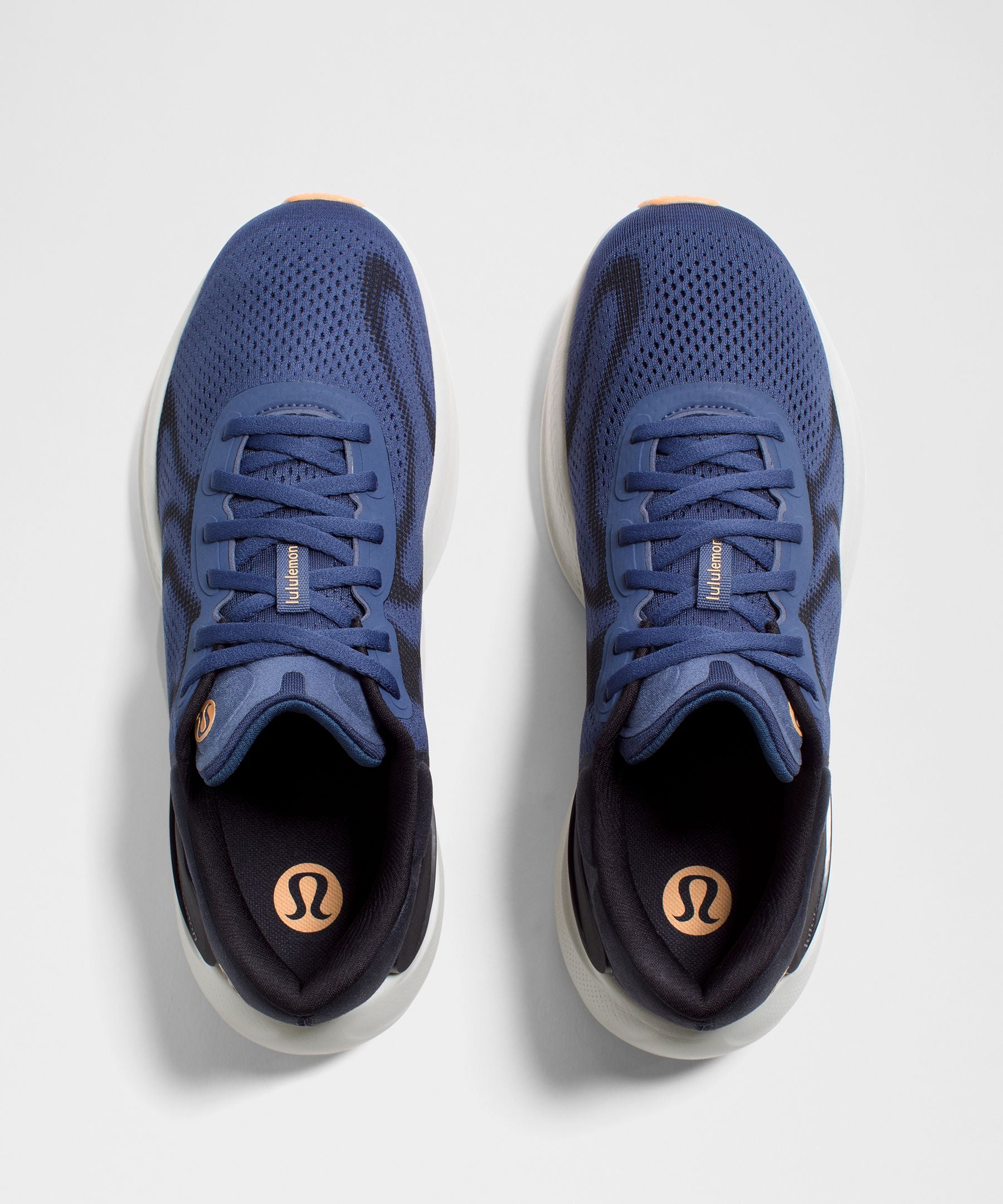 Lululemon Men's Beyondfeel Running Shoe Blue Twill/Vapor/Rock Melon
