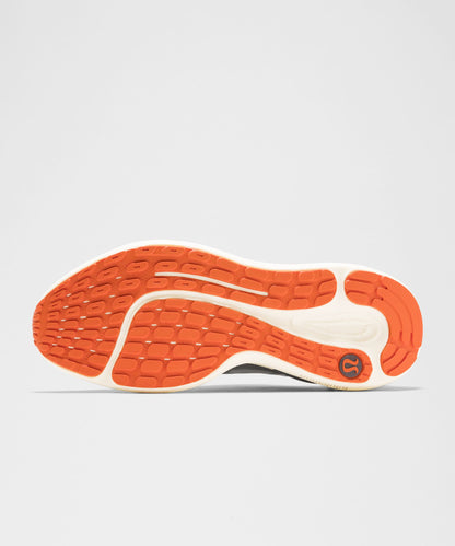 Lululemon Men's Beyondfeel Running Shoe Silver Drop/Light Ivory/Sunburst Orange