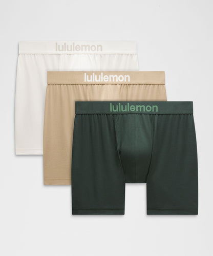 Lululemon Always In Motion Mesh Boxer Brief 5" *3 Pack