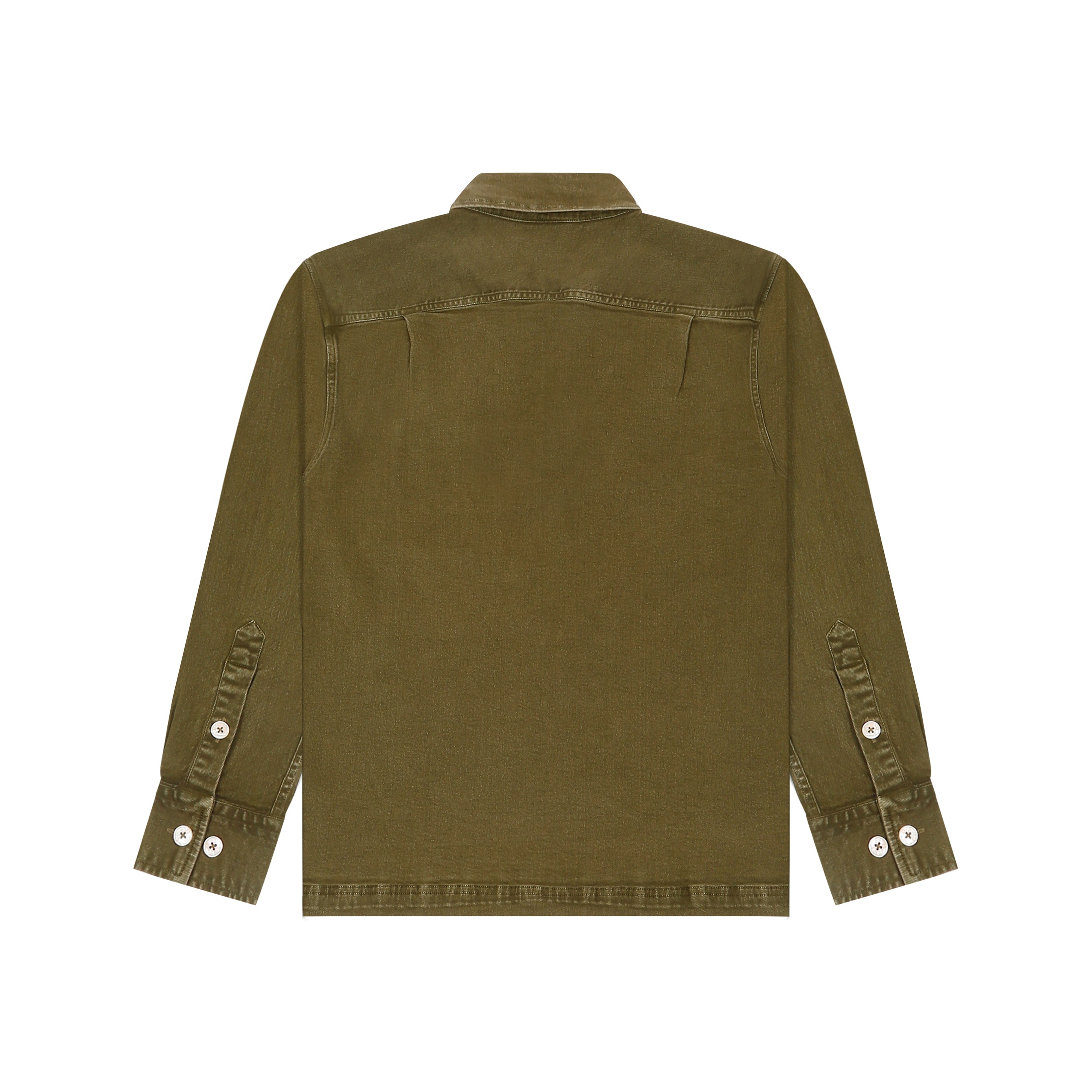 Guilty Pleasure Denim Pullover In Green