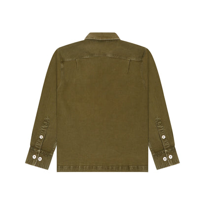 Guilty Pleasure Denim Pullover In Green