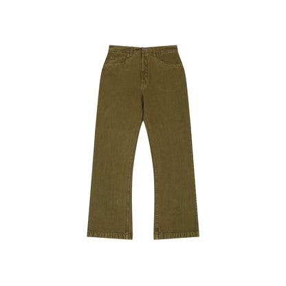 Green Straight Fit Jeans