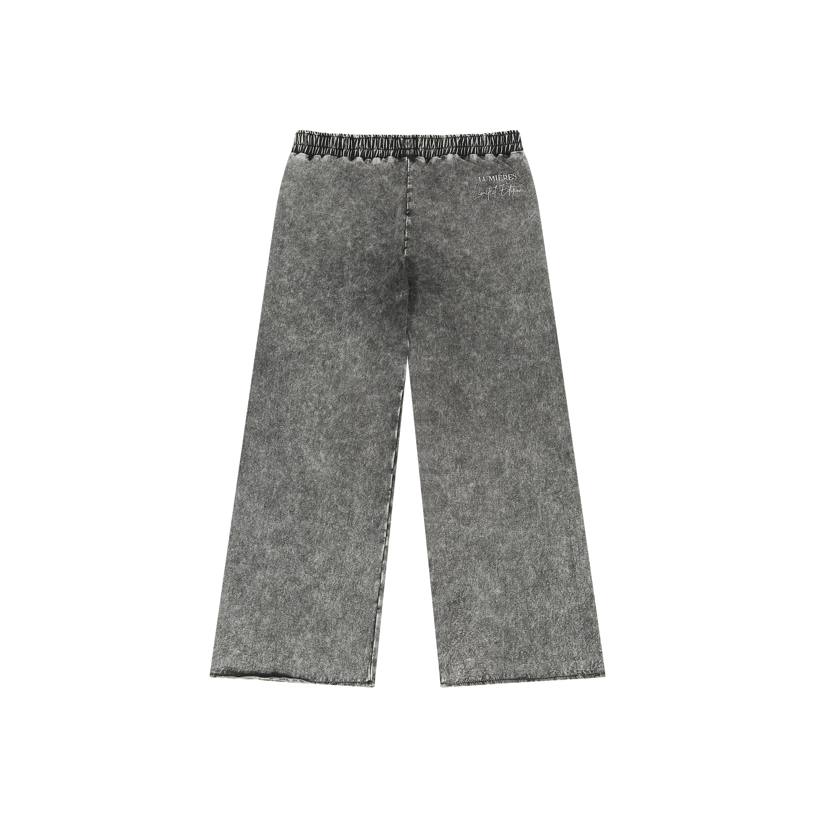 LUMIÈRES Washed Charcoal Joggers