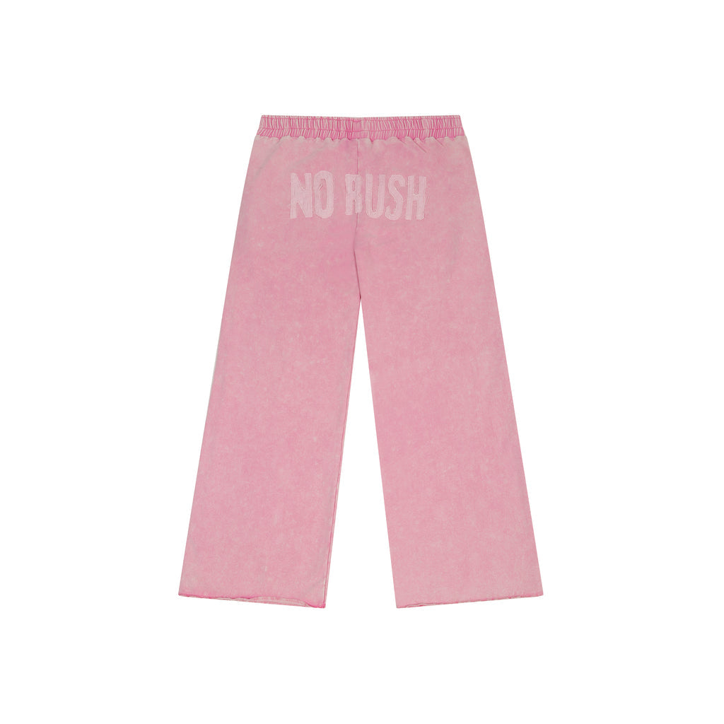 LUMIÈRES Washed Bubblegum Joggers (Women)