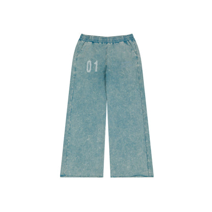 LUMIÈRES Washed Sky Joggers