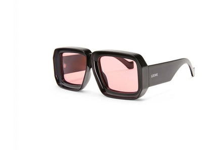 loewe paulas ibiza dive in mask sunglasses in acetate black (g616446x01 1670)