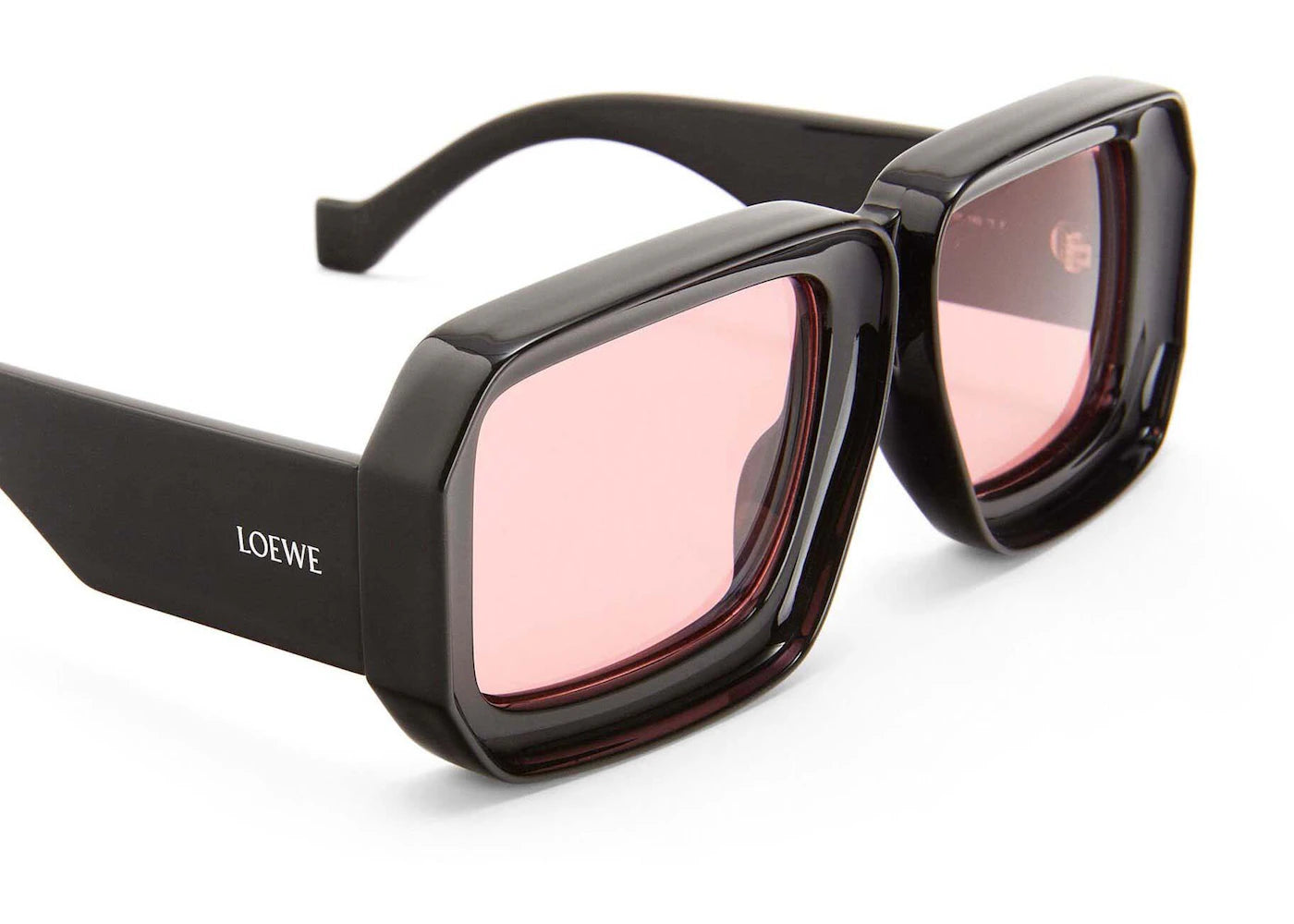 loewe paulas ibiza dive in mask sunglasses in acetate black (g616446x01 1670)