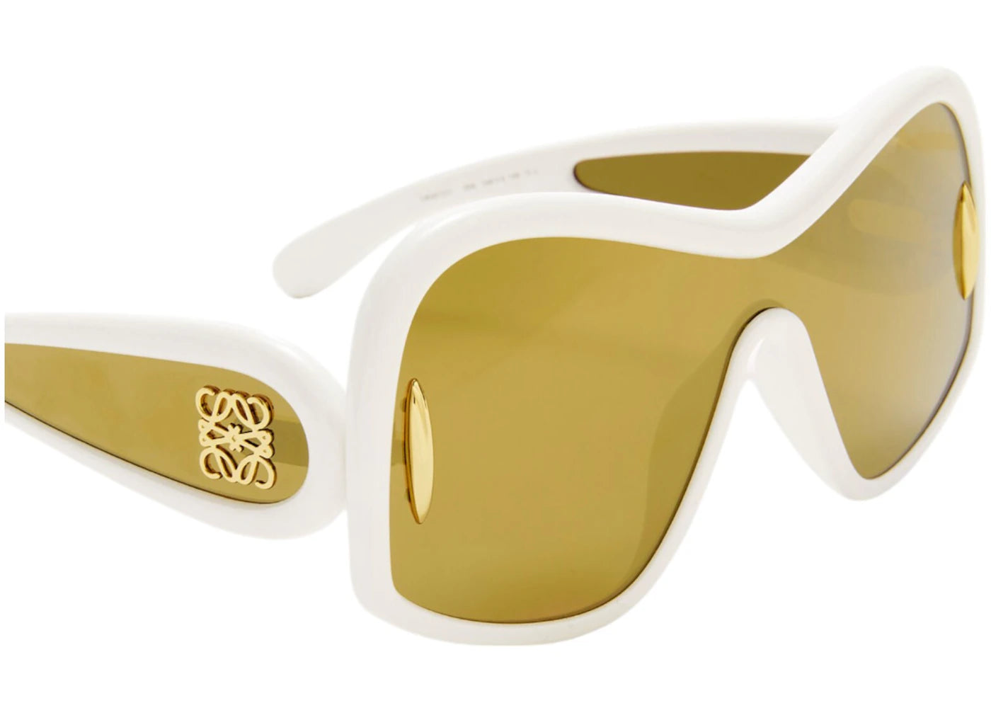 Loewe Square Mask Sunglasses White 0010992857