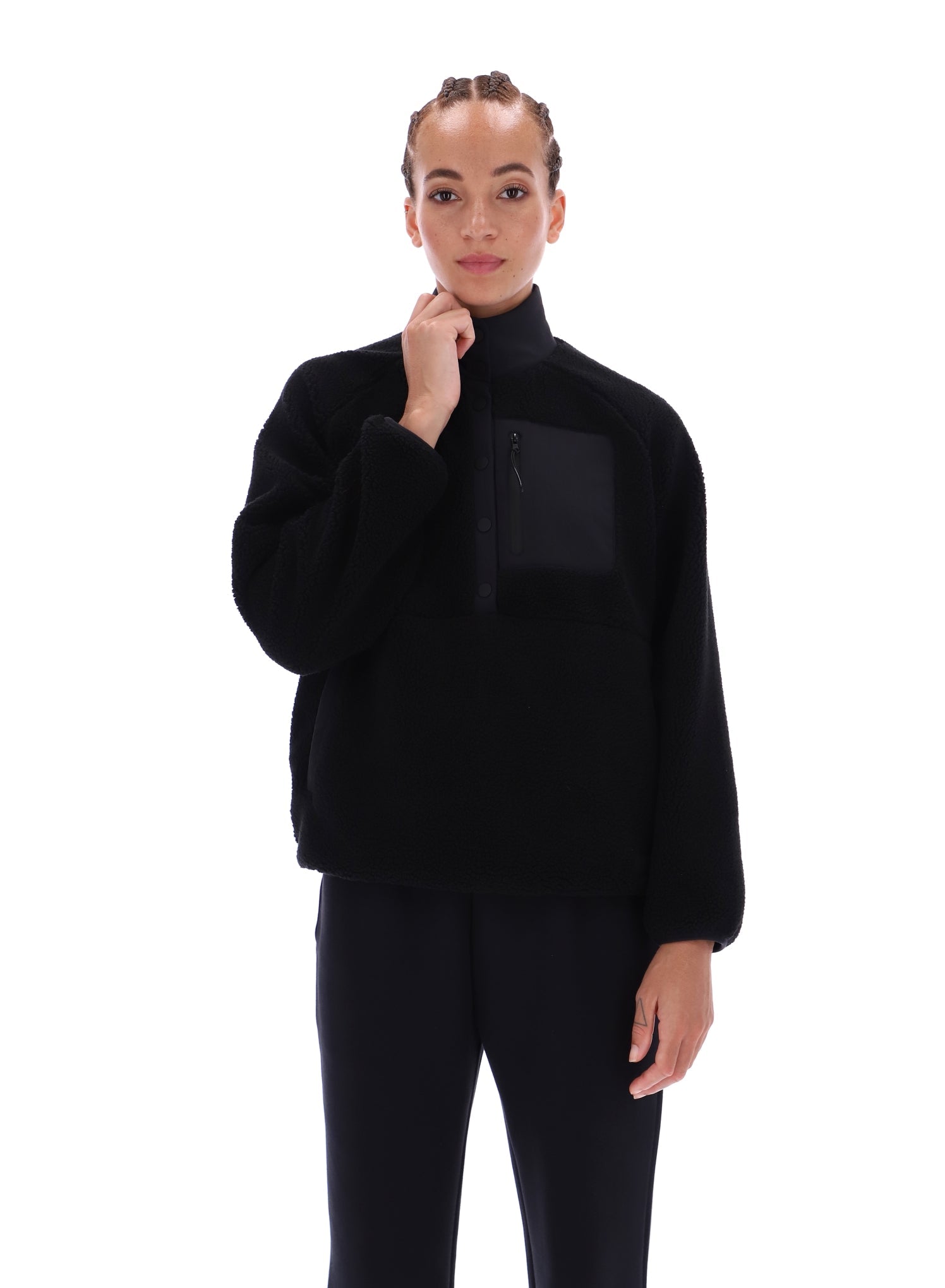 Ted Baker Lona Thermal High Neck Pullon Borg Fleece Women's