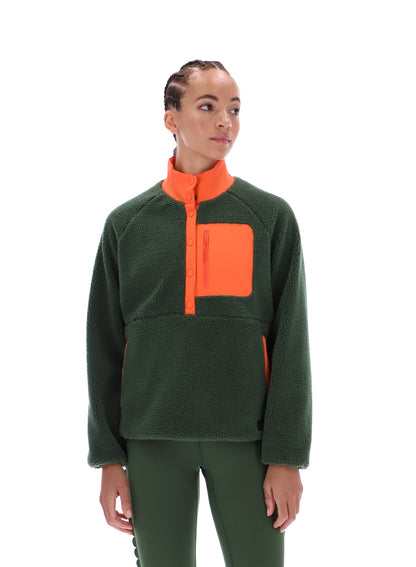 Ted Baker Lona Thermal High Neck Pullon Borg Fleece Women's