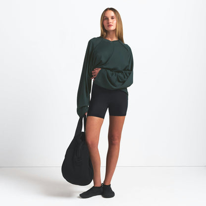 Skims Nikeskims Airy V-Neck Oversized Long Sleeve Top Dark Teal