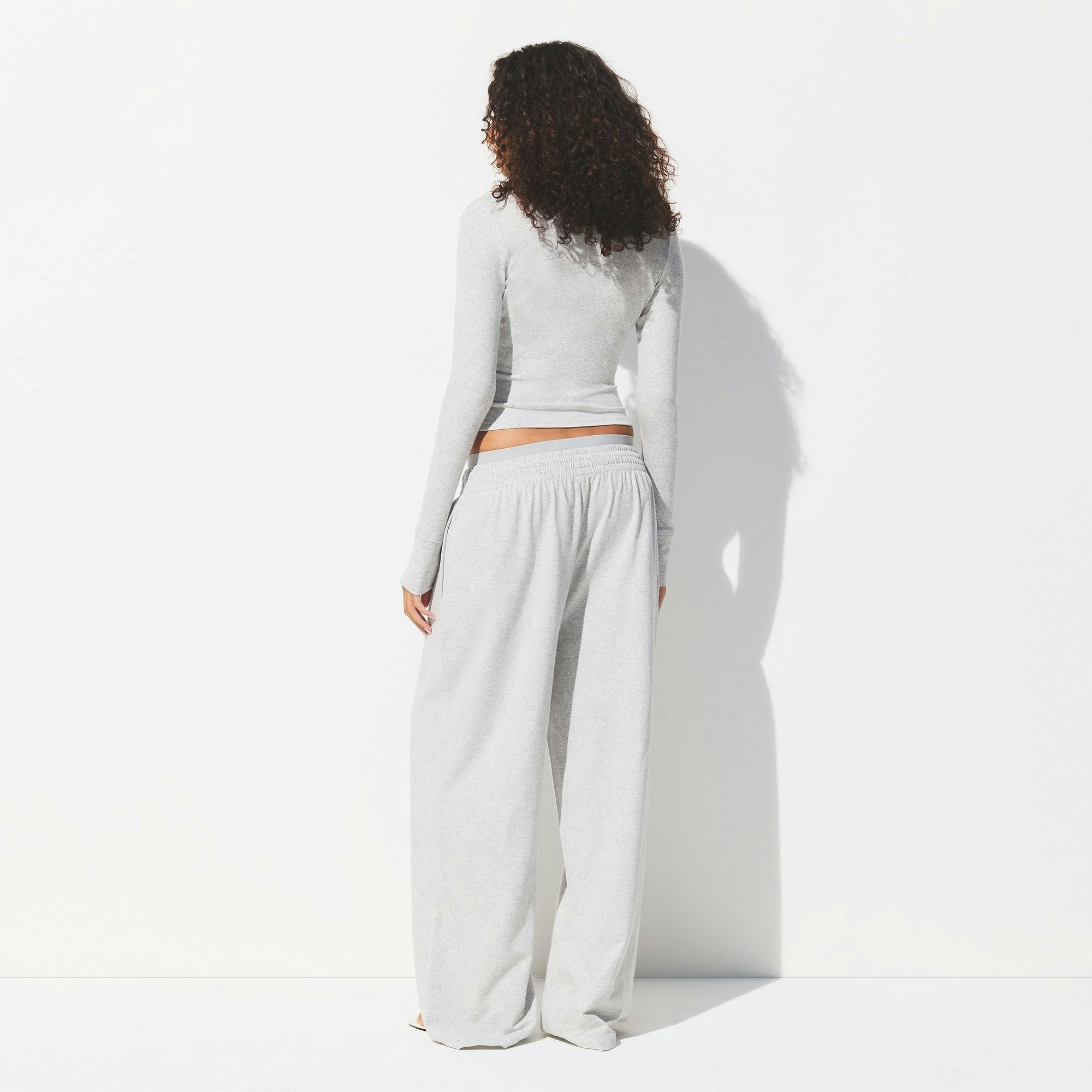 DROP NEEDLE POINTELLE LONG SLEEVE CARDIGAN
