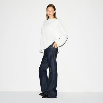 Skims Heavy Cotton Oversized Long Sleeve T-Shirt Marble