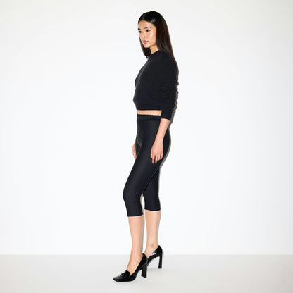 Skims Wool Cashmere Crewneck Sweater Onyx