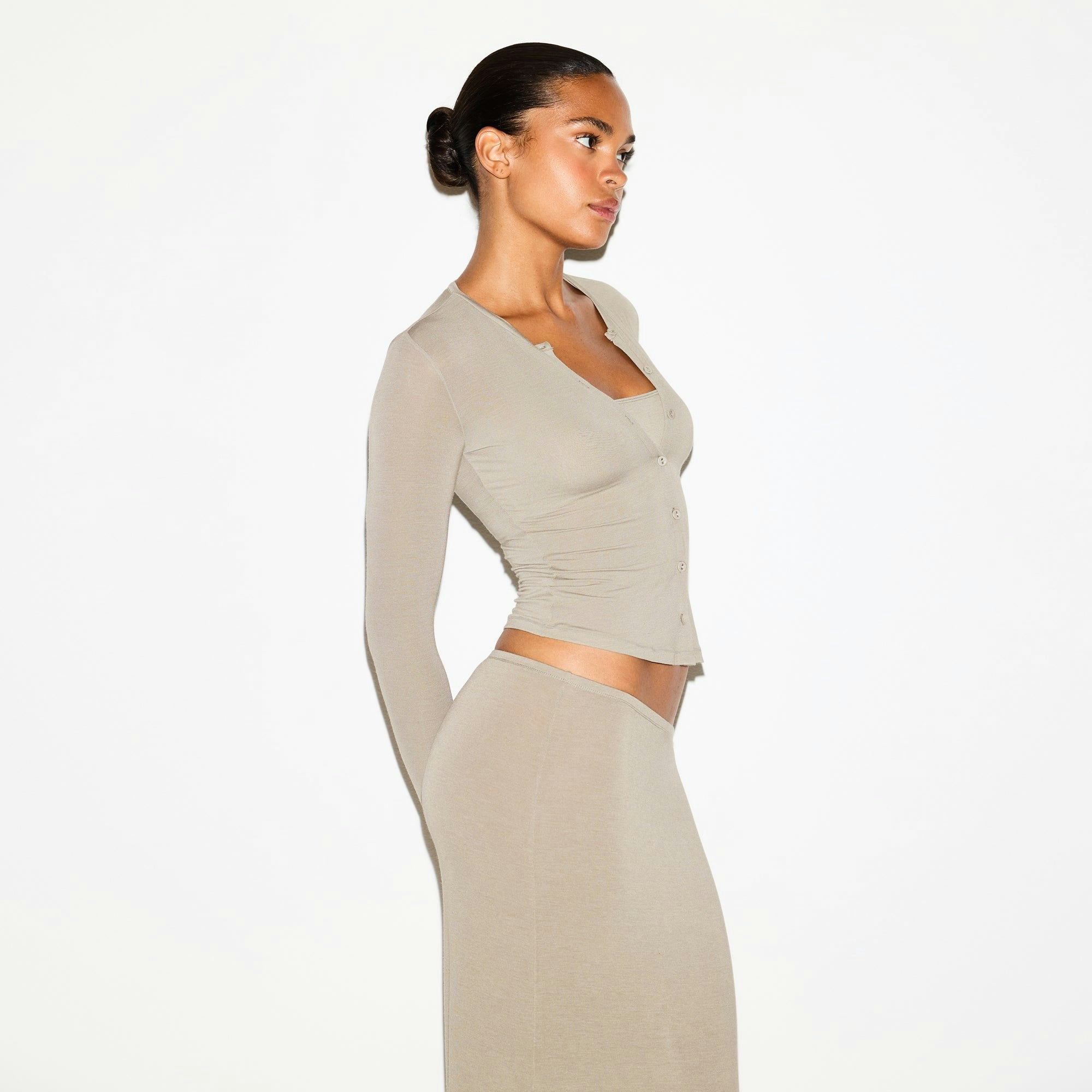 SHEER MODAL CARDIGAN