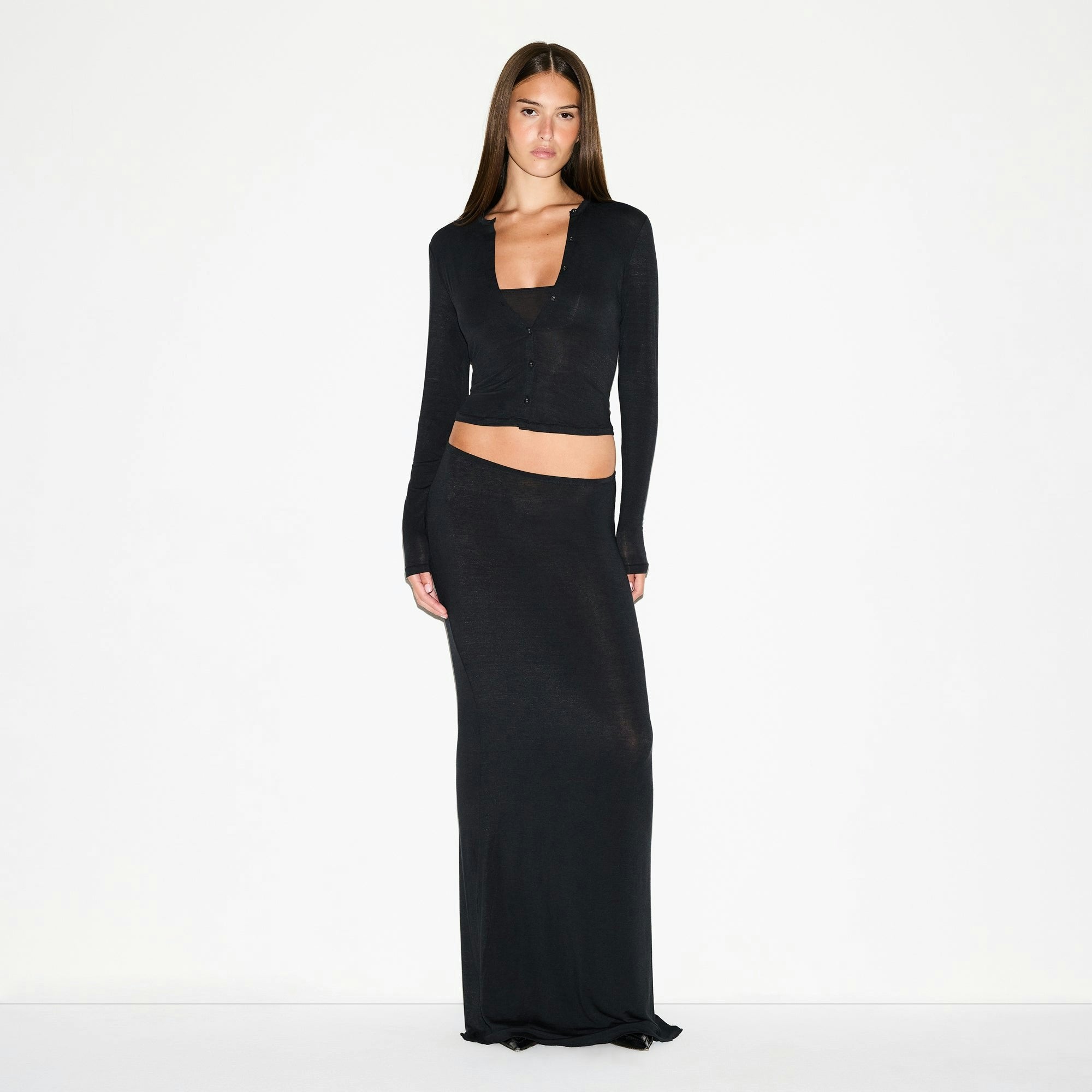 SHEER MODAL CARDIGAN