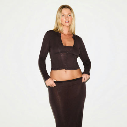 Skims Sheer Modal Cardigan Not_Found