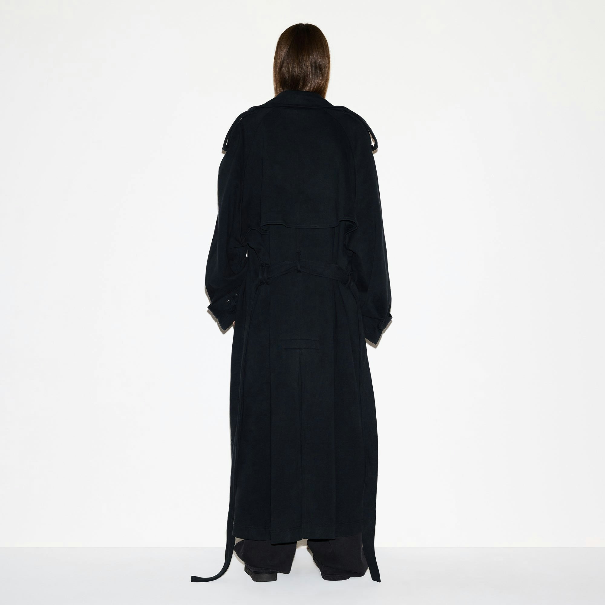 BOYFRIEND FLEECE OVERSIZED TRENCH COAT