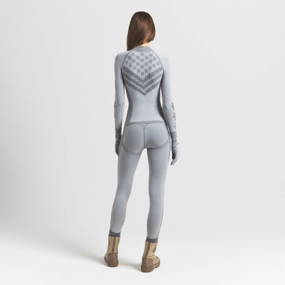 Skims Skims First Layers Half Zip Long Sleeve Mirror Winter Fair Isle