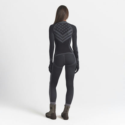 Skims Skims First Layers Half Zip Long Sleeve Obsidian Winter Fair Isle
