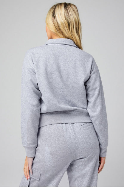 Fabletics Cozy Fleece Half Zip Sweatshirt