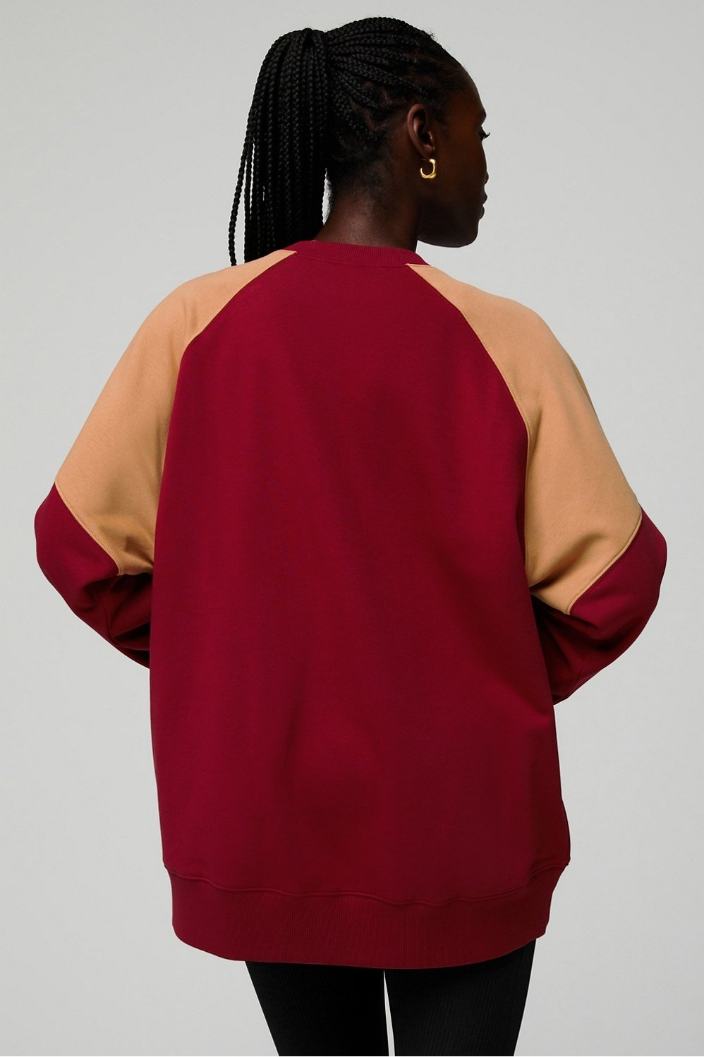 Fabletics Year Round Terry Seamed Sweatshirt