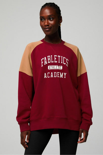 Fabletics Year Round Terry Seamed Sweatshirt